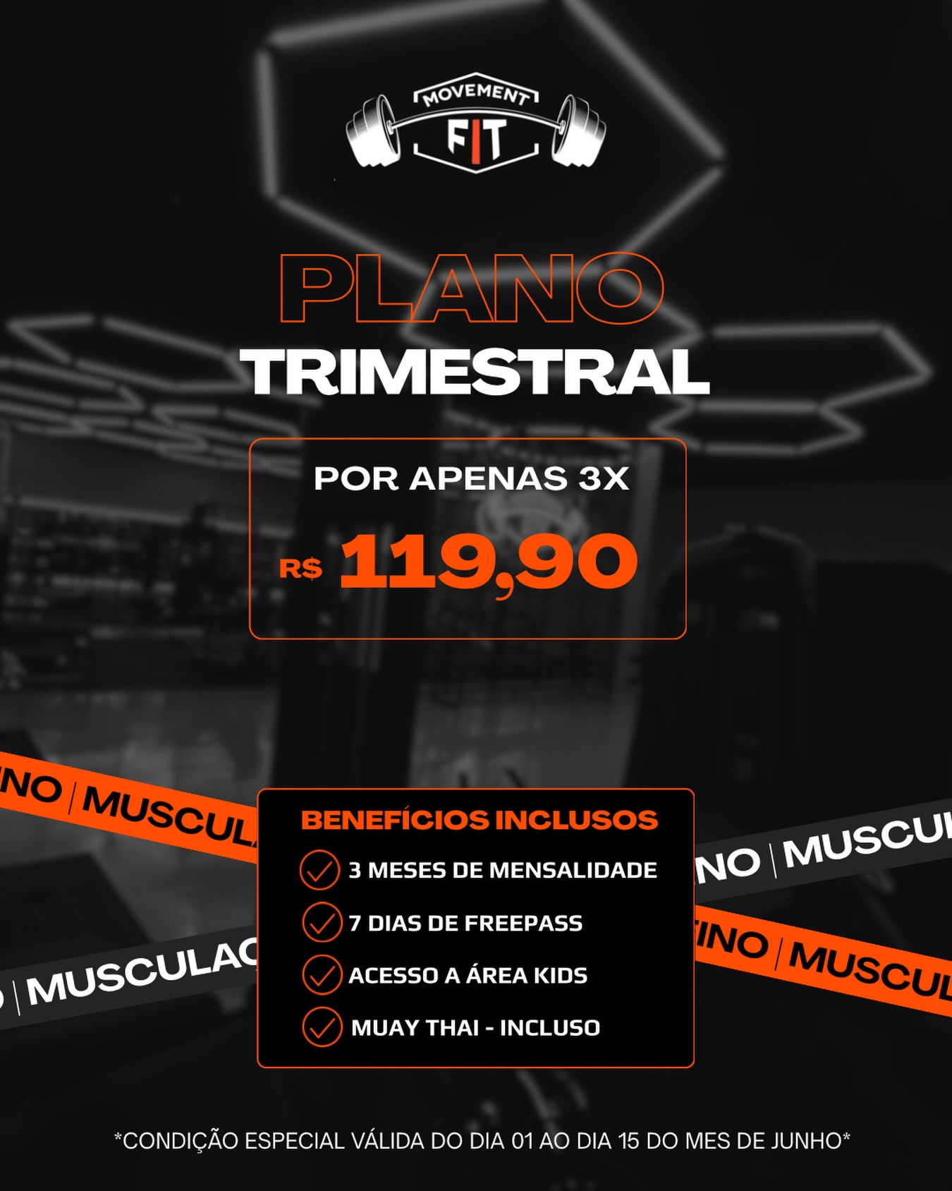 Oferta plano trimestral